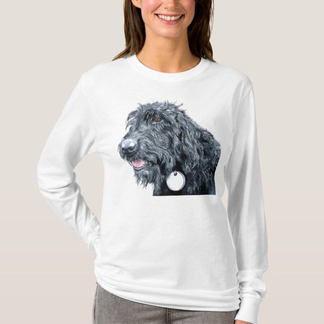 Camiseta Black Labradoodle (Frente)