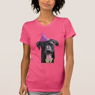 Camiseta Black Labrador com chapéu de festa