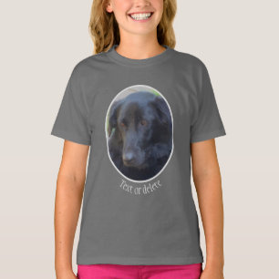 Camiseta Black Labrador Dog Art Personalizado