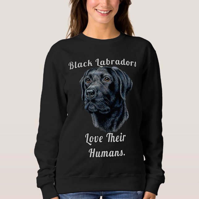 Camiseta Black Labrador Dog Owner Black Labradors Love Thei (Frente)