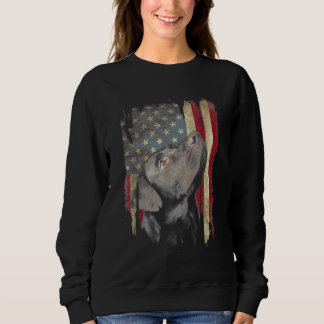 Camiseta Black Labrador Gift USA Flag Lab Owter Duck Hunter