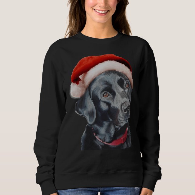 Camiseta Black Labrador No Natal (Frente)