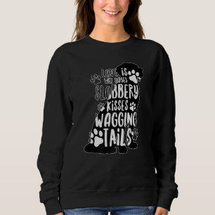 Camiseta Black Labrador Paw Retriever Ama Meu Cachorro Dize