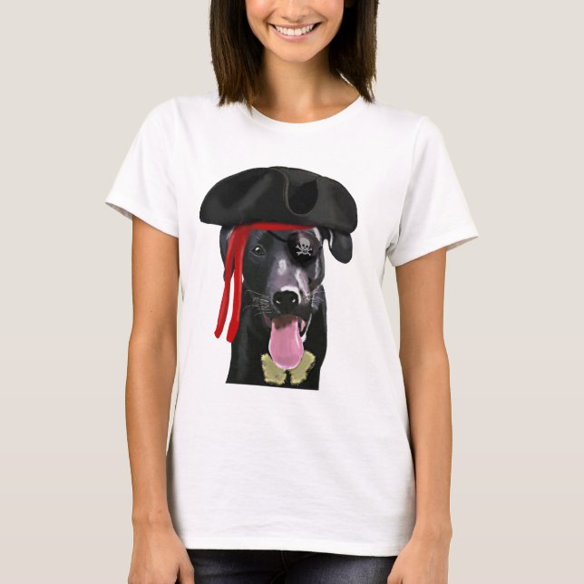 Camiseta Black Labrador Pirate (Frente)