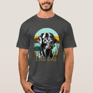 Camiseta Black Labrador Retriever   Lab Pai