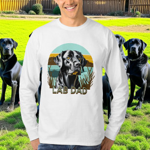 Camiseta Black Labrador Retriever   Pai de laboratório