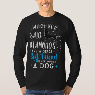 Camiseta Black Labrador Retriever Quem Disse Que Os Diamant