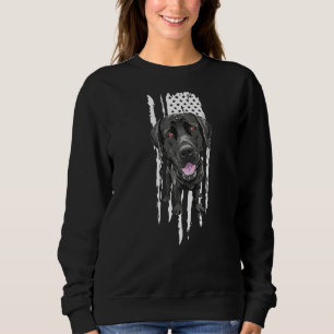 Camiseta Black Labrador Usa Flag Owner Bird Duck Hunter