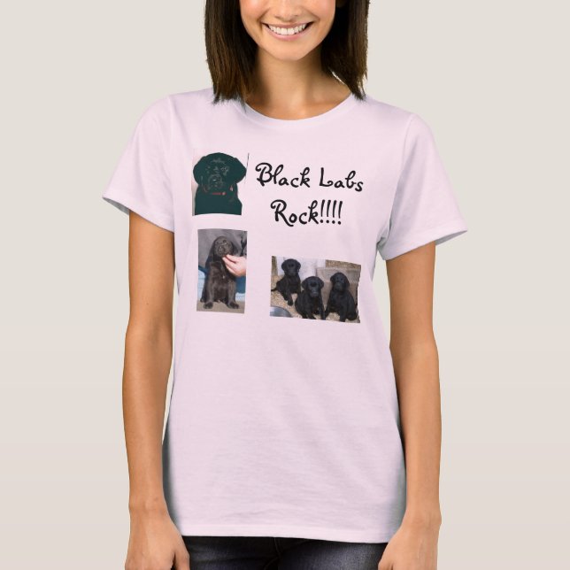 Camiseta Black Labs Rock!!! (Frente)
