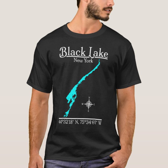 Camiseta Black Lake New York (Frente)