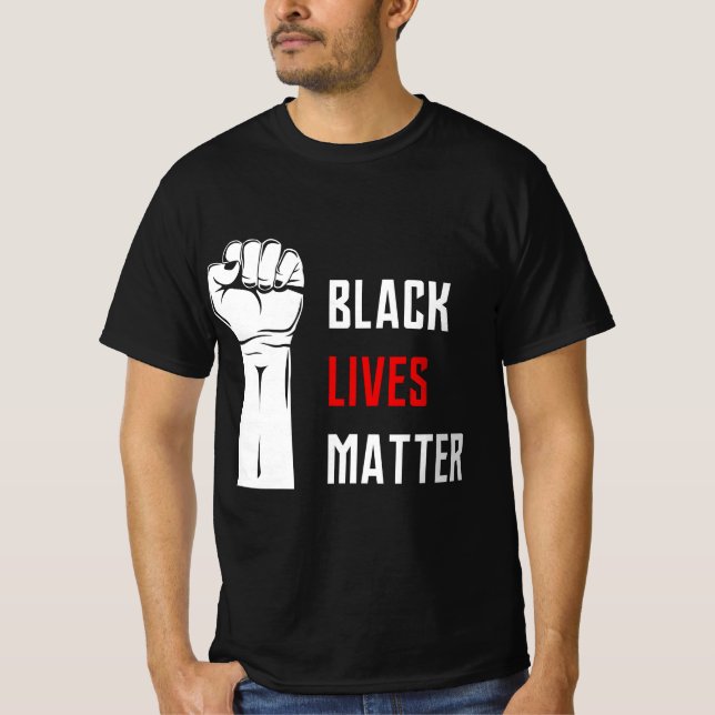 Camiseta Black Lives é importante (Frente)