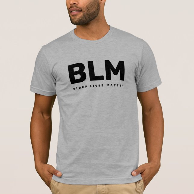 Camiseta Black Lives é importante BLM (Frente)