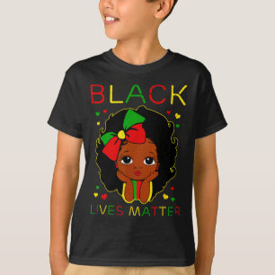Camiseta Black Lives Problem Little Melanin Princess Black