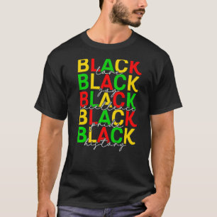 Camiseta Black Love Black Joy Black Pride Black Black Histo