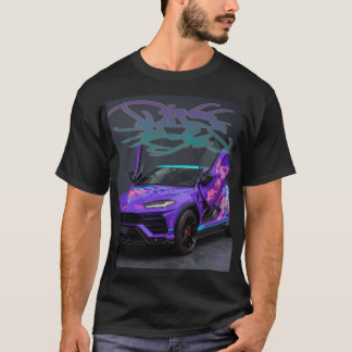 Camiseta Black Lyon design corrida urus pantera rosa R333