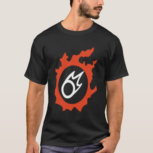 Camiseta Black Mage  For Warriors of Light & Darkness Pocke (Frente)