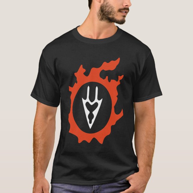 Camiseta Black Mage  For Warriors of Light & Darkness Pocke (Frente)