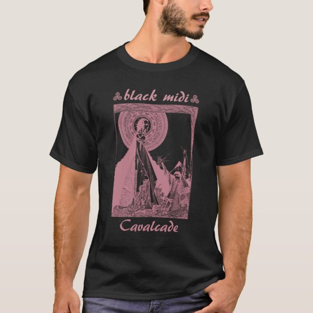 Camiseta Black Midi Cavalcade   Classic T-Shirt2 (Frente)