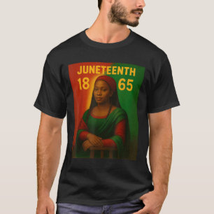 Camiseta Black Mona Lisa Graphic Afro African American June