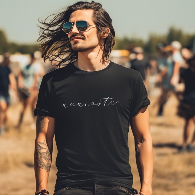 Camiseta Black Namaste (Criador carregado)