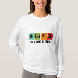 Camiseta Black O Elemento Primordial, Mês da História Negra