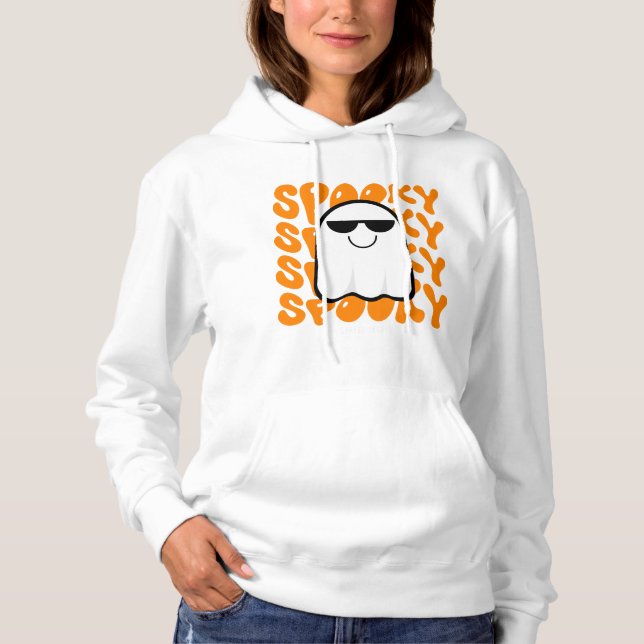 Camiseta Black Orange Spooky Halloween (Frente)