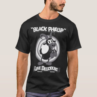 Camiseta Black Phillip - Vintage Cartoon - Bruxa - Occ Góti