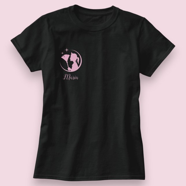 Camiseta Black Pink Sparkling Business Maid Cleaning House  (Criador carregado)
