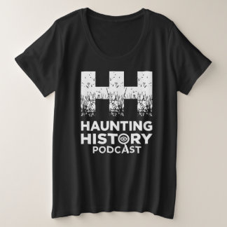 Camiseta Black Plus T com logotipo HHP branco