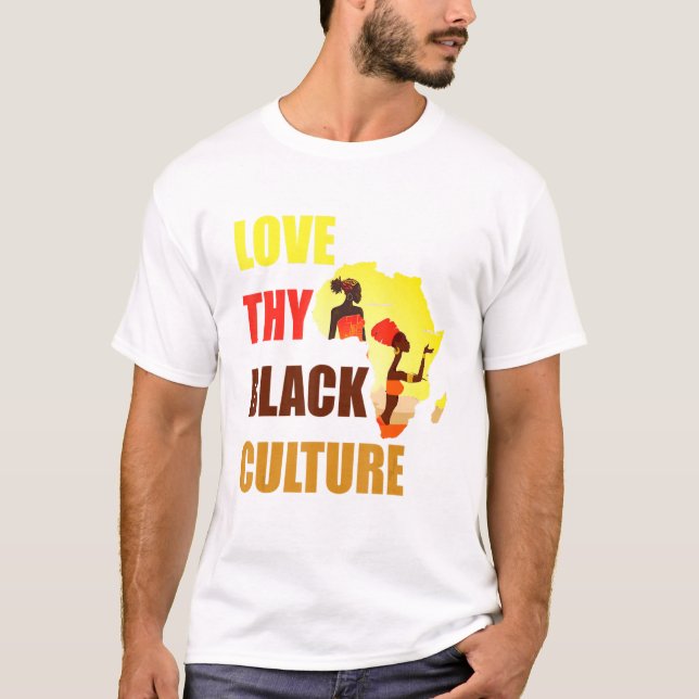 Camiseta Black Pride African American Black Power Afrocentr (Frente)