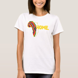 Camiseta Black Pride Home Africa Pro Black Power Melanin Af
