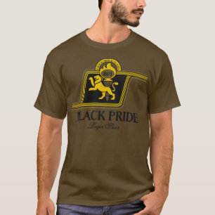 Camiseta Black Pride Lager Beer Retro Defunct Wisconsin Bre