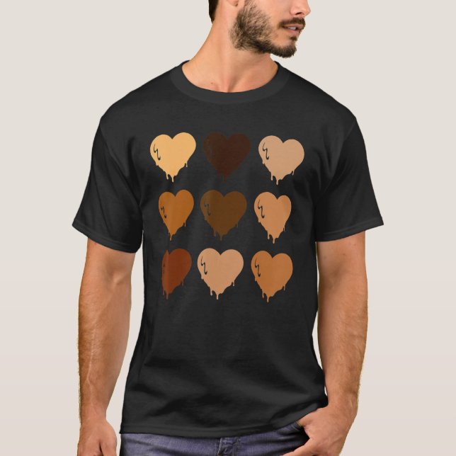 Camiseta Black Queen Afro Melanin Shades Love African Ameri (Frente)