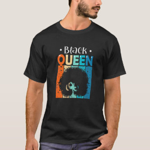 Camiseta Black Queen Black History Month African Pride Blac