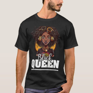 Camiseta Black Queen For Proud African American Black Histo