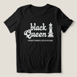 Camiseta Black Queen Power – Domine o Tabuleiro