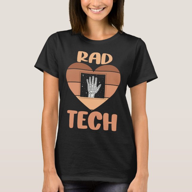 Camiseta Black Radiology Technologist Rad Tech Week Xray Te (Frente)