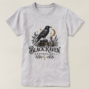 Camiseta Black Raven Apothecary- Halloween
