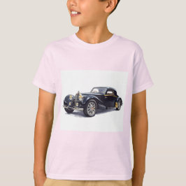 Camiseta Black Retro Car, Collection by Natasha Us