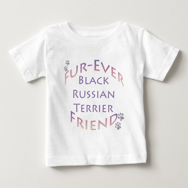 Camiseta Black Russo Terrier Fuer (Frente)