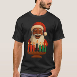 Camiseta Black Santa Kwanzaa Shirt | African American Kinar
