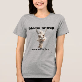 Camiseta Black Sheep Llama Tri-Blend Shirt