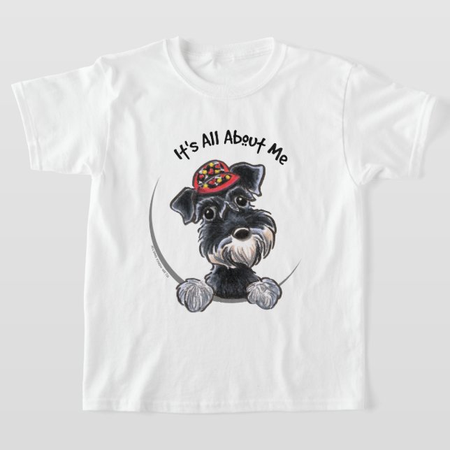 Camiseta Black Silver Schnauzer IAAM (Postura )