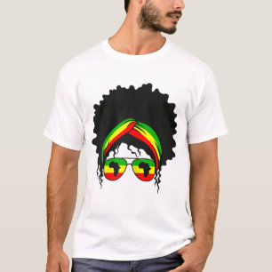 Camiseta Black Smart Afro Love Melanin American African Mãe