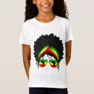 Camiseta Black Smart Afro Love Melanin American African Mãe