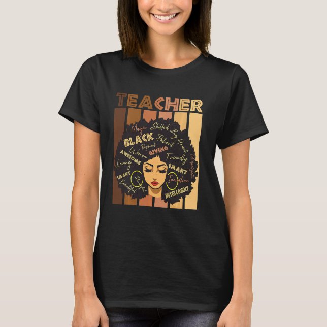 Camiseta Black Smart Professor Black History (História Negr (Frente)