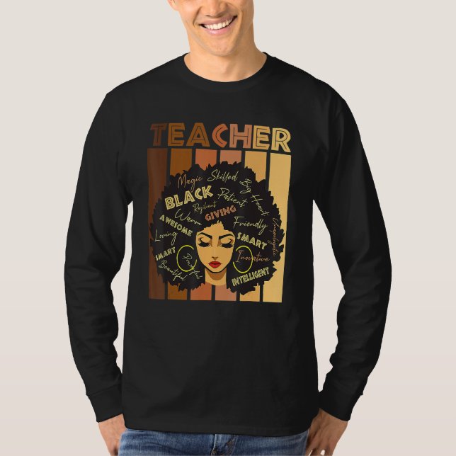 Camiseta Black Smart Professor Black History (História Negr (Frente)