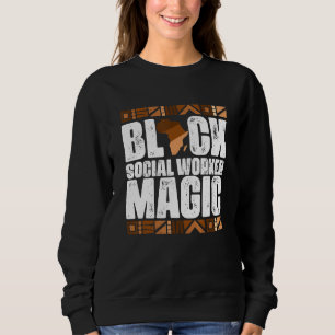 Camiseta Black Social Worker Magic Black History Month BLM