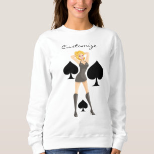Camiseta Black Spades Blona Queen Thunder_Cove