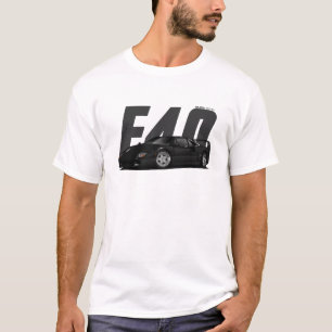 Camiseta Black Sports Super Carro Retro F40 F-40